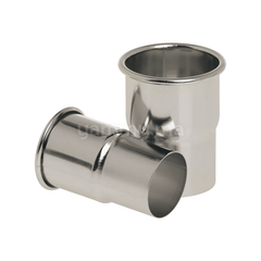 SET. 12 Emporte-pièces Ronds Simples en Inox Hauteur 5cm