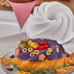 Moule à Gâteaux en Granite 25.4cm x 9.5cm "Gülü" - Taç 6542