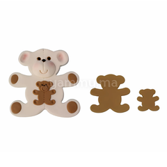 SET. 3 Emporte-pièces Ours en Peluche
