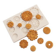 Moule Silicone 11 Fleurs Vintage