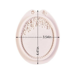 Moule Silicone Cadre Photo Miroir Ovale