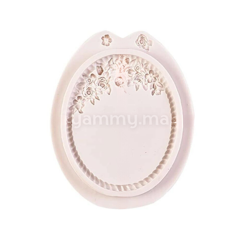 Moule Silicone Cadre Photo Miroir Ovale