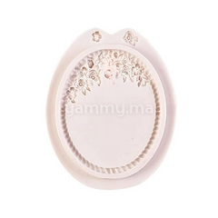Moule Silicone Cadre Photo Miroir Ovale