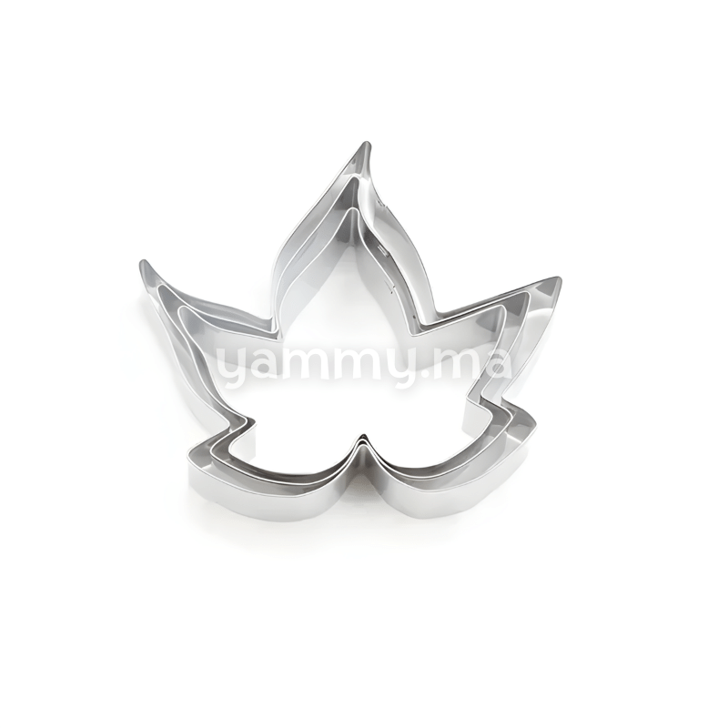 SET. 3 Emporte-pièces Feuille de Lierre en Inox SET. 3 Emporte-pièces Feuille de Lierre en Inox