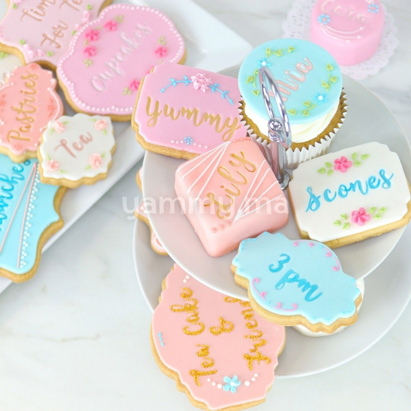 Embosseur pour Pâte à Sucre Alphabet avec Pinceau