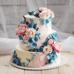 Ens. de 4 Moules à Charnière Rond 12/14/16/18*H 10.5 cm