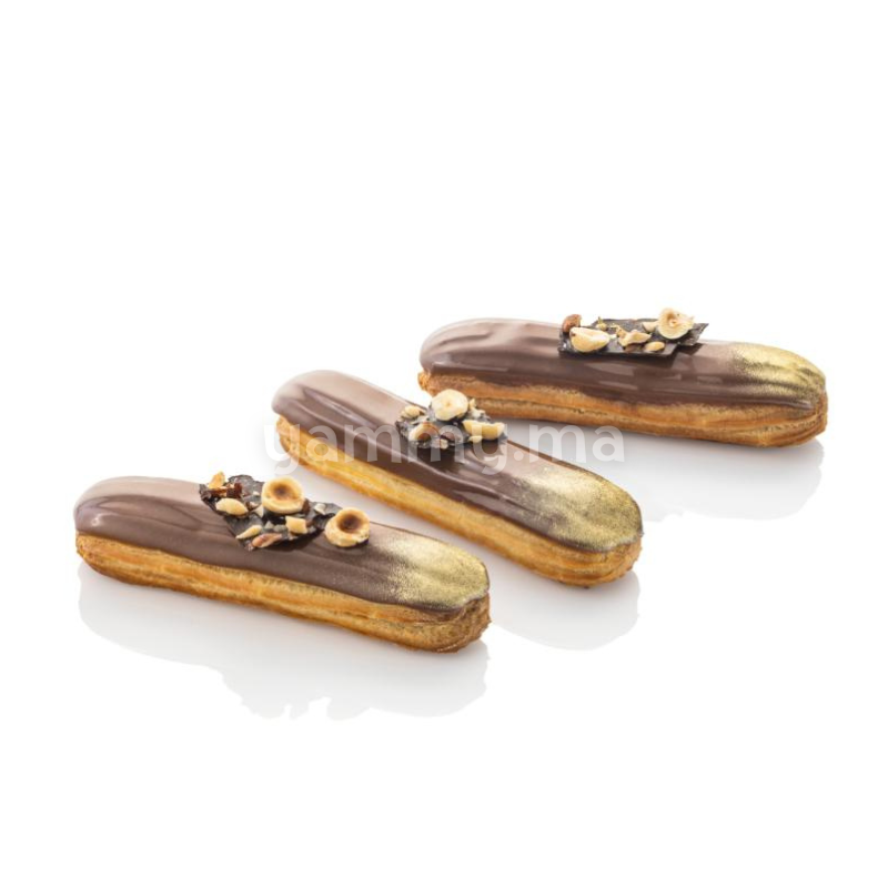 Moule Silicone 10 Eclairs 3x12 cm Moule Silicone 10 Eclairs 3x12 cm