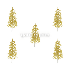 Décor Gâteau Sapain Volume Or Mat 5 PCs