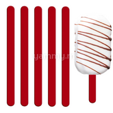 10 Bâtonnets de Glace en acrylique Réutilisables Rouge 11.5 cm