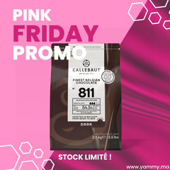 Chocolat de Couverture Noir 54,5% Cacao N° 811 2.5 kg - Callebaut