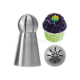 Douille Pâtissière Sphère en Inox Ø 24 mm "DL051"