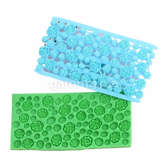 Embosseur Pâte à Sucre Pour Effet Matelassé Roses