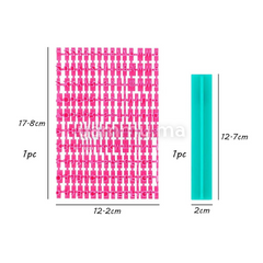 Emporte Pièce Mini Lettres Alphabet et Chiffres (x160)
