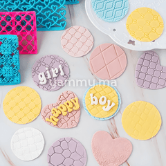 Embosseur Pâte à Sucre Pour Effet Matelassé Relief