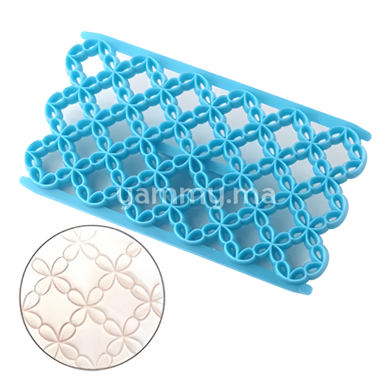 8 Tapis Embosseur Pâte à Sucre Belle Vous - Motifs 3D - Pour Déco Gâteaux Et Bonbons