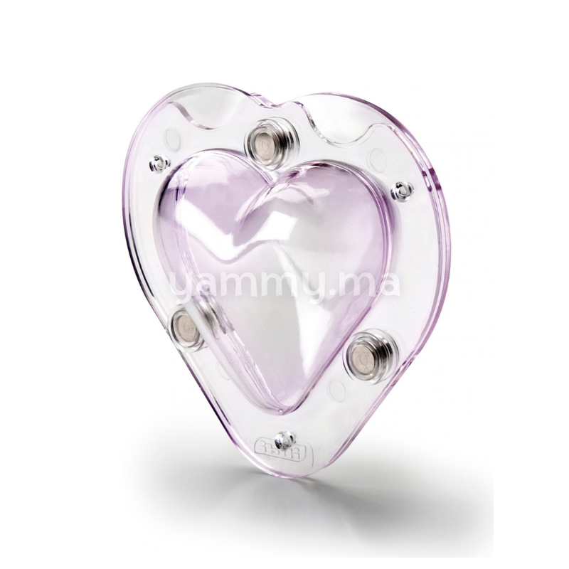 Moule à Coeur 3D en Chocolat Magnétique 9 cm - Ibili