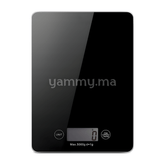 Balance de Cuisine en Verre Noir 5kg