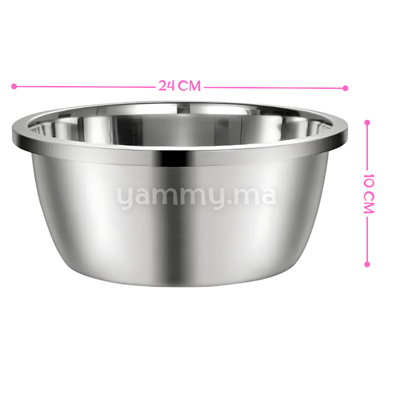 Bassine de Cuisine en Inox 24cm Bassine de Cuisine en Inox 24cm