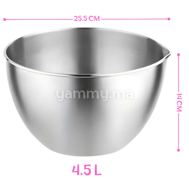 Bassine de Cuisine en Inox 25.5cm Bassine de Cuisine en Inox 25.5cm