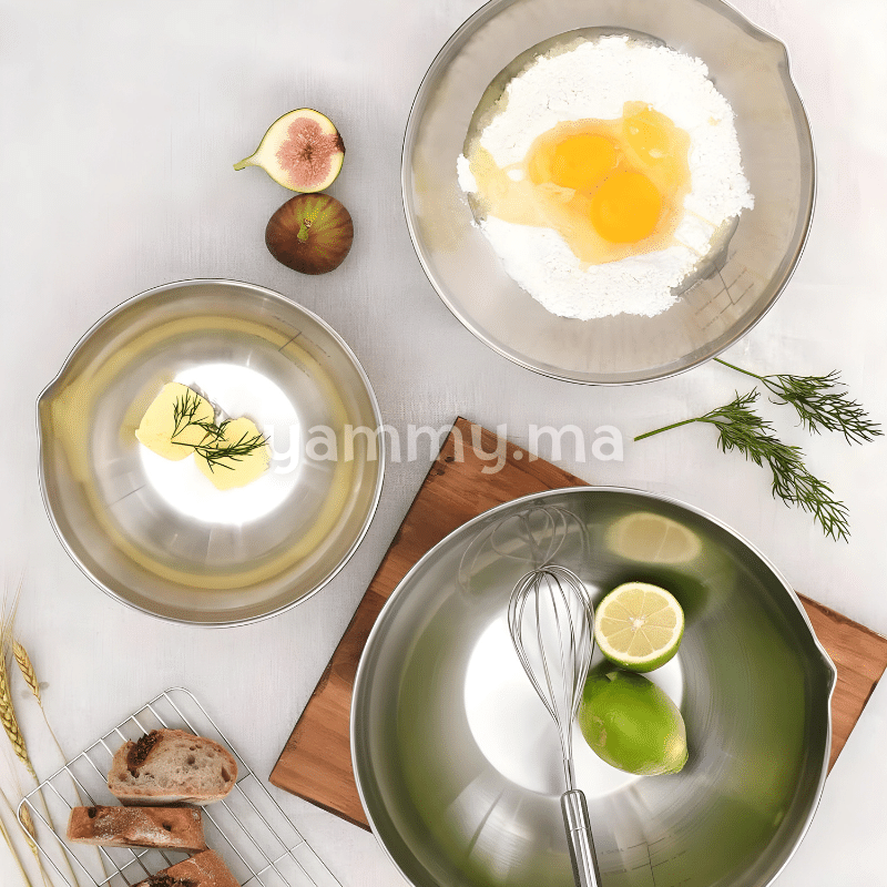 Bassine de Cuisine en Inox 25.5cm Bassine de Cuisine en Inox 25.5cm