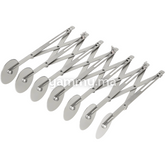 Rouleau et Bicyclette Multicoupe Simple 7 Roulettes en Inox