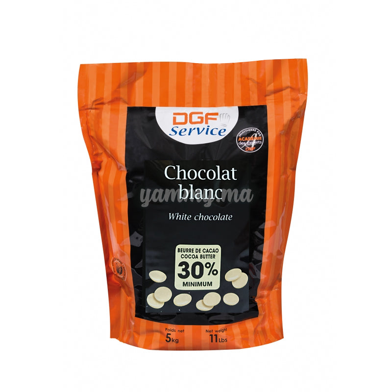 Chocolat de Couverture Blanc 30% - DGF