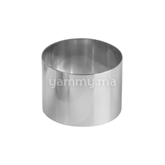 Cercle à Mousse en Inox Ø 6 cm x H 4 cm