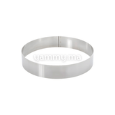 Cercle à Pâtisserie en Inox 17.5 x h 4 cm