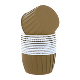 SET. 25 Caissettes Cupcake Muffins en Papier Marron