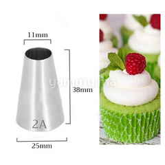 Douille Ronde en Acier-inoxydable "2A"