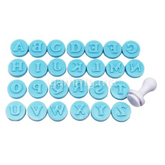 SET. 26 Tampons Embosseurs Alphabet