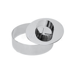 Cercle à Vacherin en Inox 10 cm avec Poussoir – Lamacom