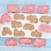 SET. 8 Emporte-piéces Camions