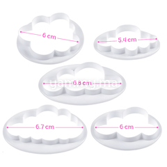 SET. 5 Emporte-pieces Nuage