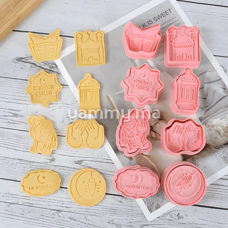 SET. 8 Emporte-pièces Ramadan et Eid SET. 8 Emporte-pièces Ramadan et Eid