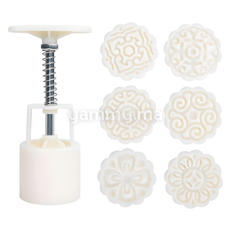 Dellyy Kit De 8 Tampons à Biscuits En Silicone De Noël - Emporte-pièces Et Motifs Festifs Pour Pâtisserie DIY