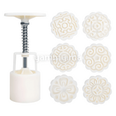 Set. 6 Tampons à Biscuits Rond 4.5 Cm M3