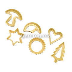 SET. 6 Emporte-pièces à Biscuit - Lamacom 0410/SK