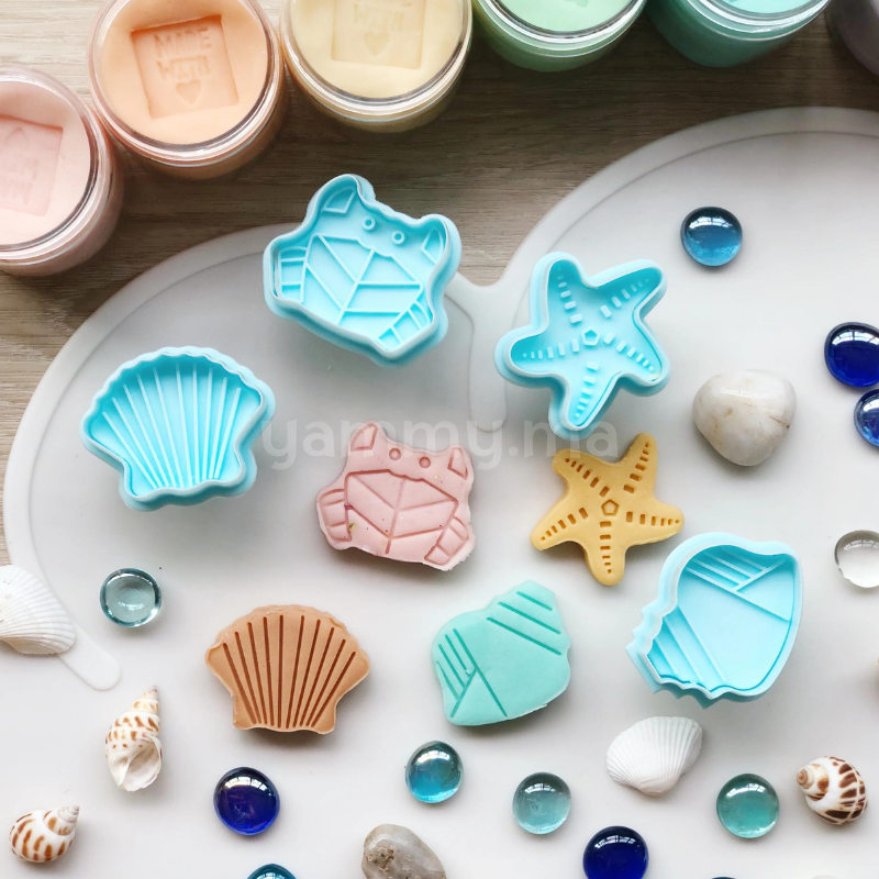 SET. 4 Emporte-pièces Coquillage SET. 4 Emporte-pièces Coquillage