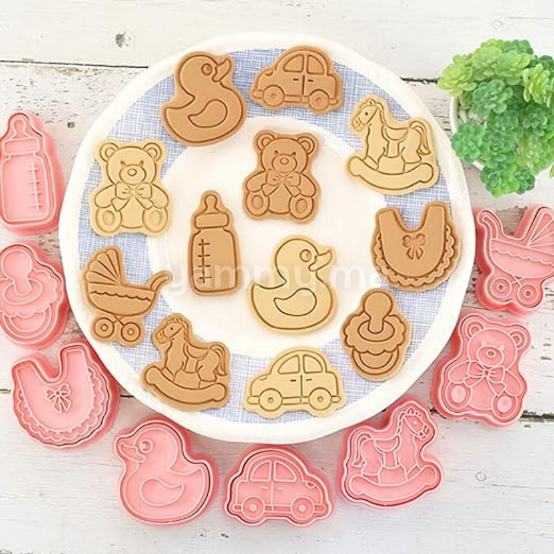 SET. 8 Emporte-pièces Bapteme SET. 8 Emporte-pièces Bapteme