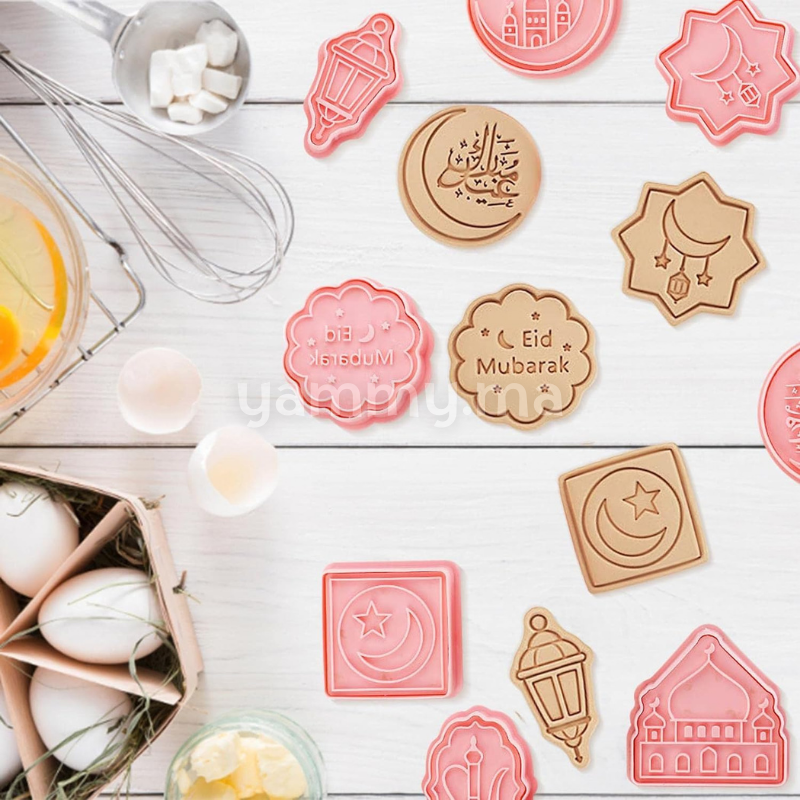 SET. 8 Emporte-pièces Eid Mubarak SET. 8 Emporte-pièces Eid Mubarak