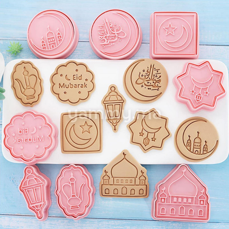 SET. 8 Emporte-pièces Eid Mubarak SET. 8 Emporte-pièces Eid Mubarak