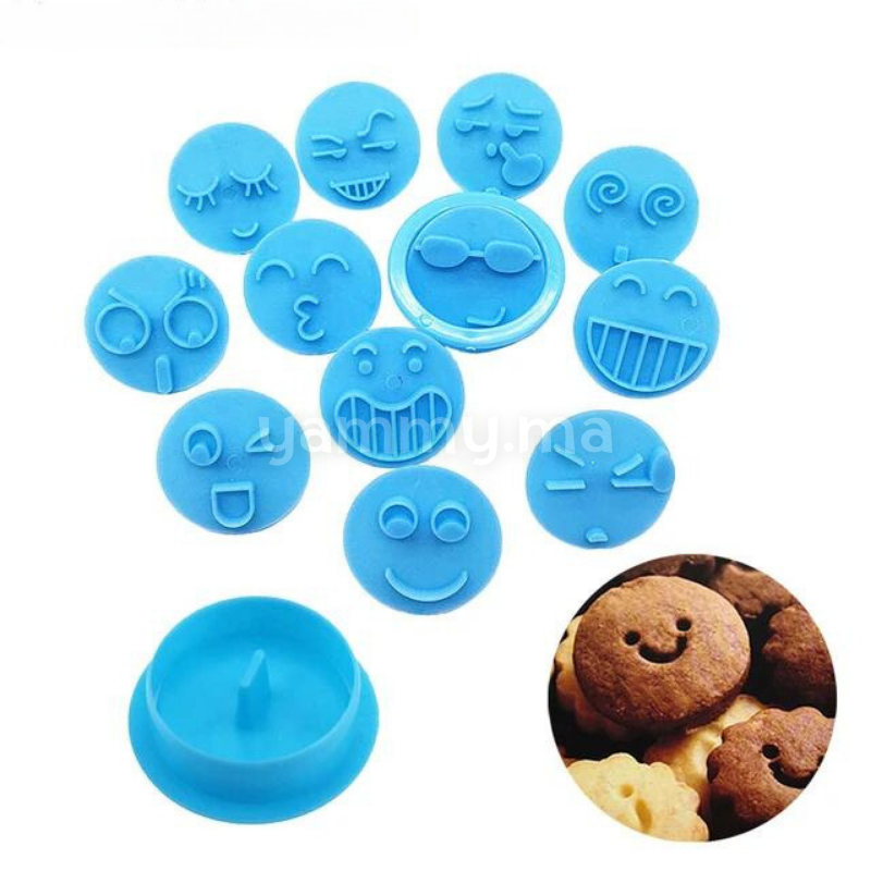 SET. 12 Emporte-pièces Emojis SET. 12 Emporte-pièces Emojis
