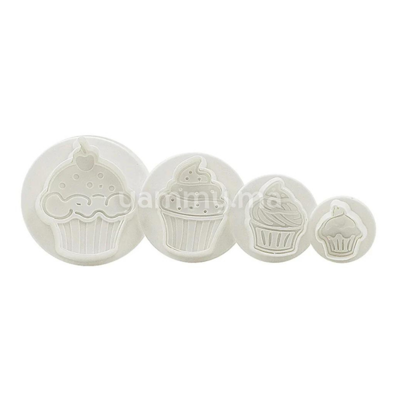 SET. 4 Emporte-pièces Cupcake