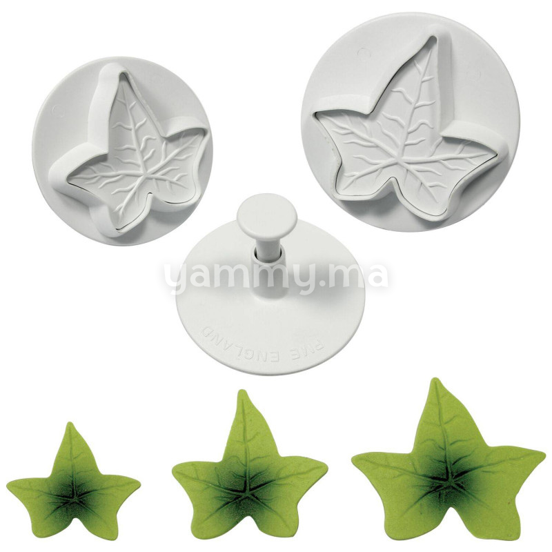 SET. 3 Emporte-pièces Feuilles de Lierre