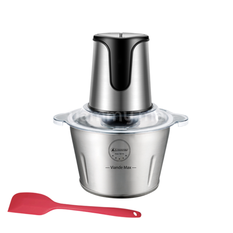 Hachoir Electrique Bol Inox 300W - Lamacom HC1204