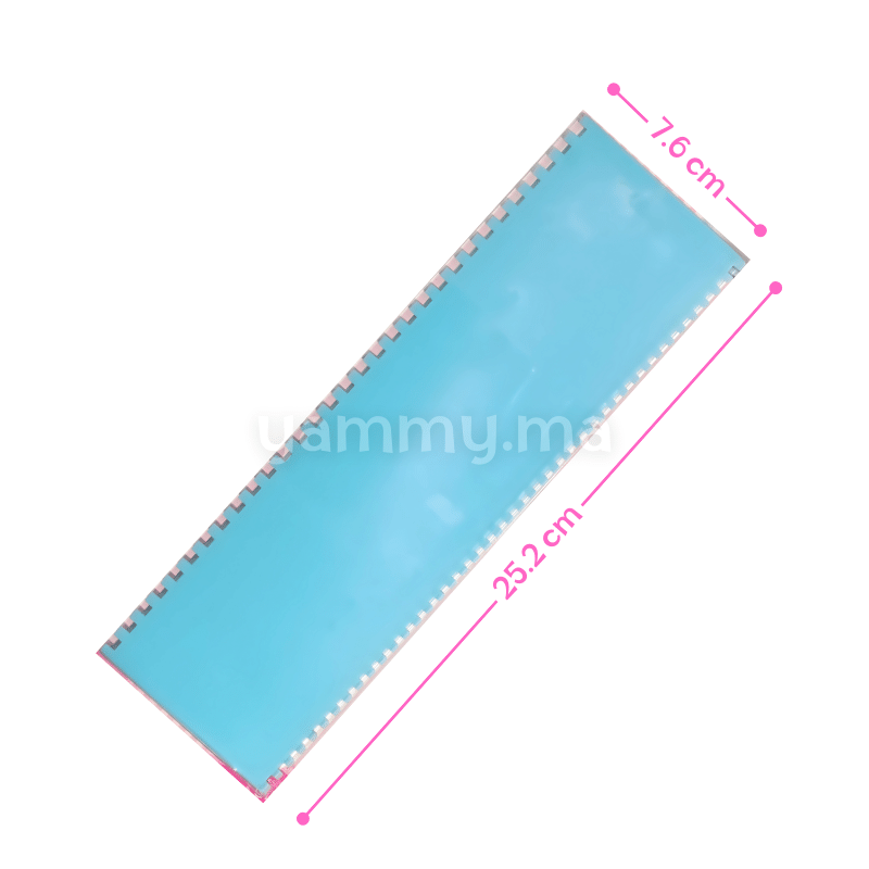 Lisseur Gâteau en Plastique 25CM S764-4 Lisseur Gâteau en Plastique 25CM S764-4