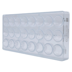 Moule Chocolat en Polycarbonate Cône (x24) "CW1433" - Chocolate World