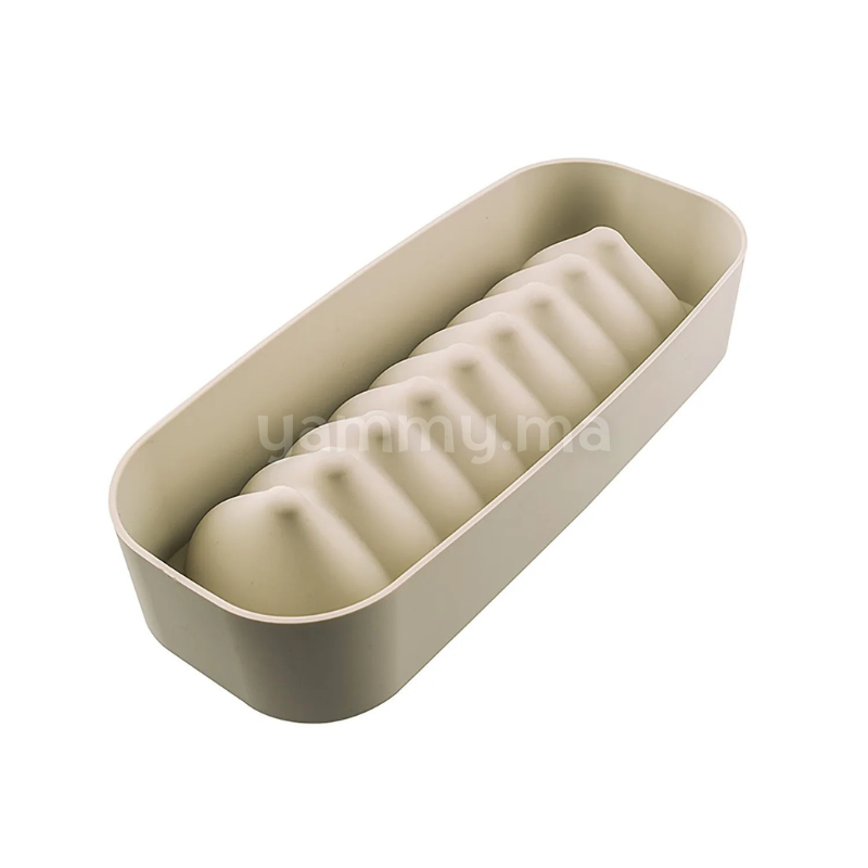 Moule Silicone Bûche Meringa 1100ml - Silikomart Moule Silicone Bûche Meringa 1100ml - Silikomart