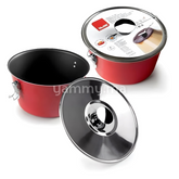 Moule Flan Crème Caramel avec Couvercle "Venus" 20 cm - Ibili 356020